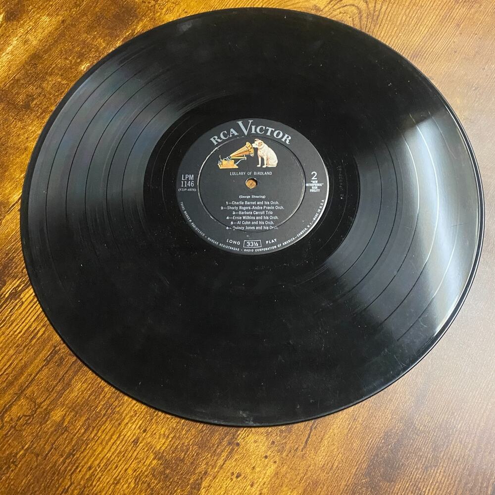 Lullaby Of Birdland George Shearing LP Vinyl Record Album